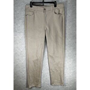Time and Tru Faux Suede Jegging Beige Career Casual Skinny Pants Women Size 14